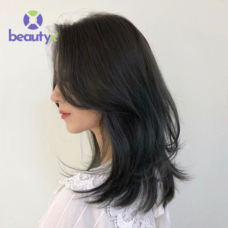 Tóc mullet layer mái bay có khả năng che khuyết điểm trên gương mặt