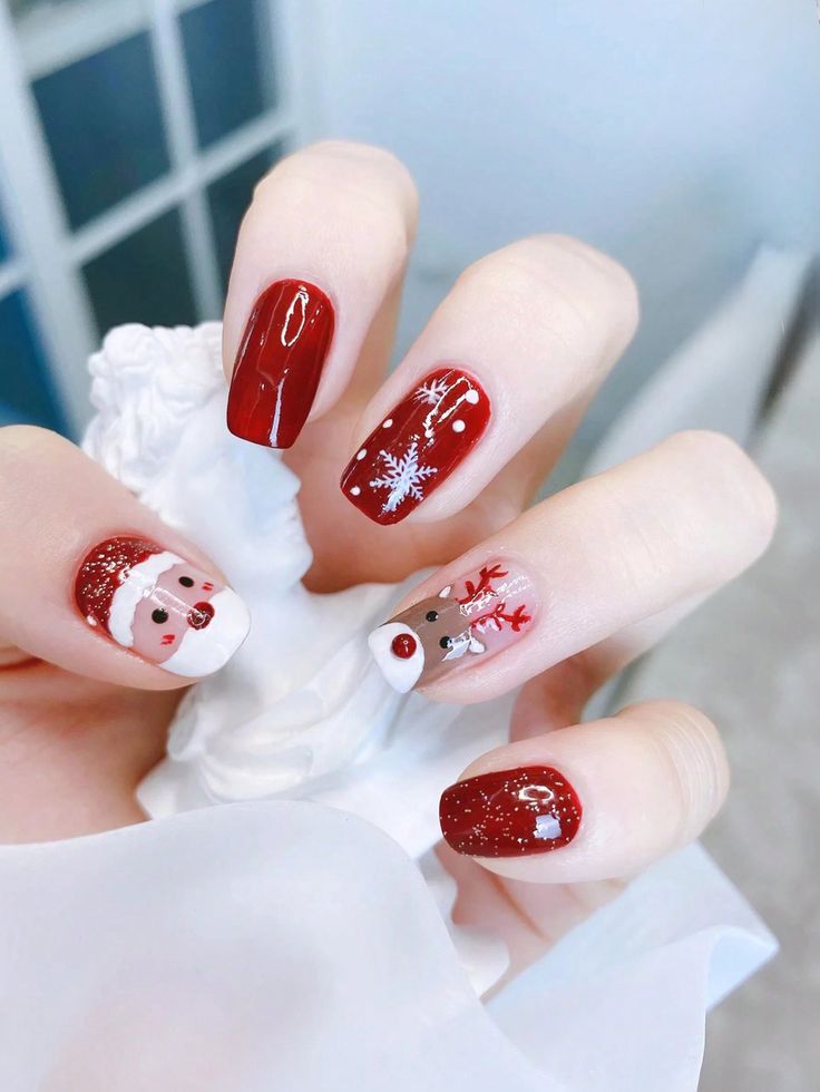 Mẫu nail đẹp cho noel