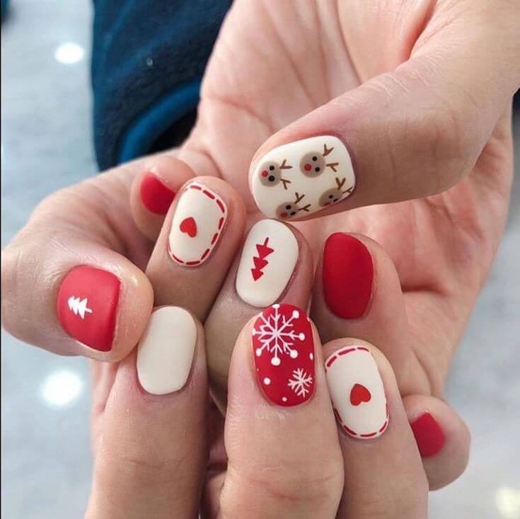 Mẫu nail noel đẹp trong mùa giáng sinh