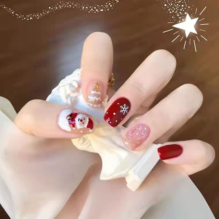 Mẫu nail đẹp cho noel