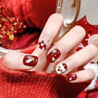 Nail ông già noel