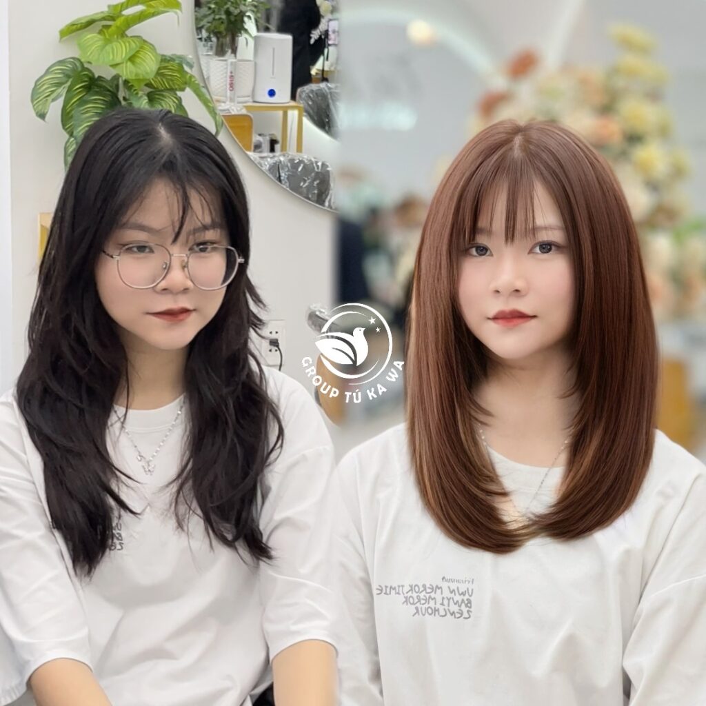 mẫu tóc được thực hiện tại salon tóc Tú Ka Wa