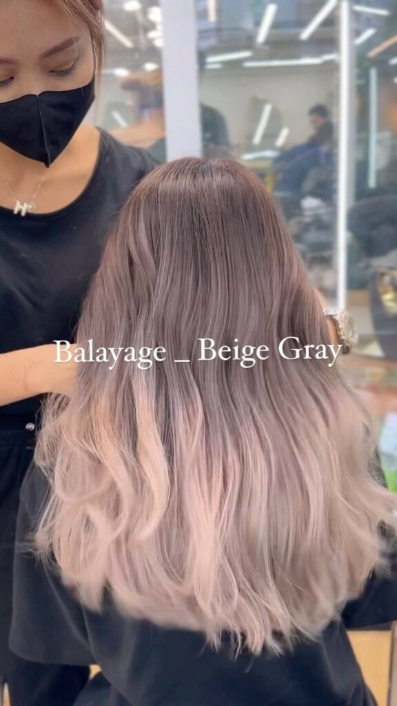 Nhuộm Balayage Beige