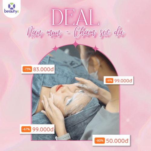 Voucher làm đẹp lên đến 80% trên app BeautyX