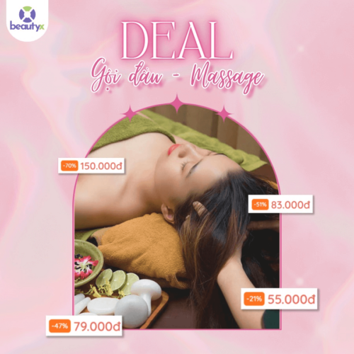 Voucher làm đẹp lên đến 80% trên app BeautyX