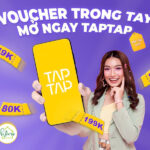 Mở app TAPTAP nhận điểm vui đổi voucher làm đẹp BeautyX