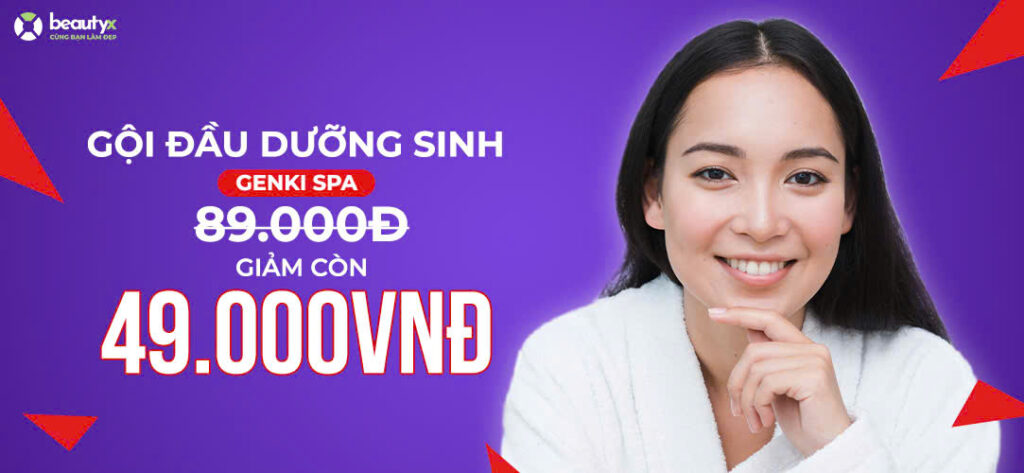 Gội đầu dưỡng sinh tại Genki Spa