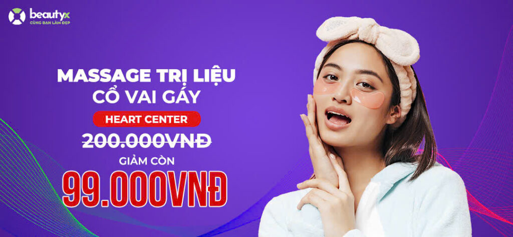 Massage trị liệu cổ vai gáy tại Heart Center