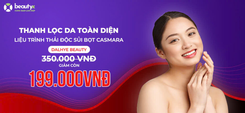 Thanh lọc da toàn diện với liệu trình thải độc sủi bọt Casmara tại Dalhye Beauty